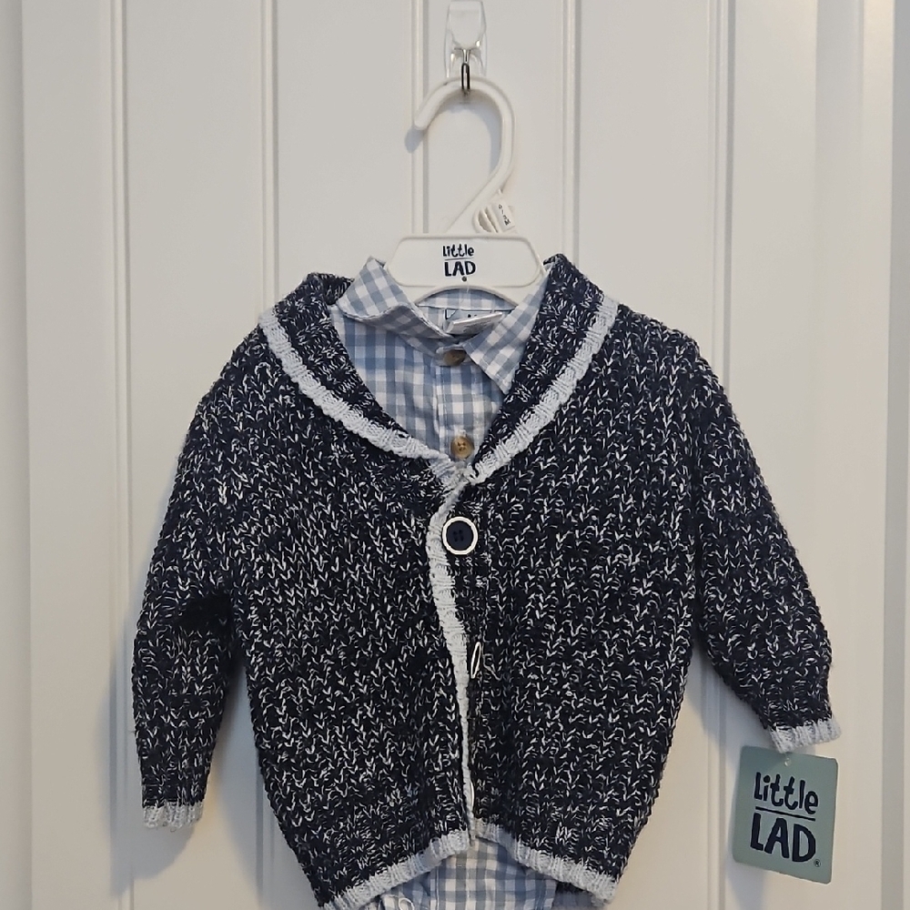 7 Baby Boy Outfits Size 0-3 Months